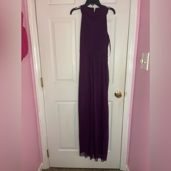 Purple sparky dress by Jessica Howard petite - Picture 2 of 4